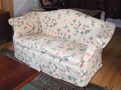 Sofa with loose covers